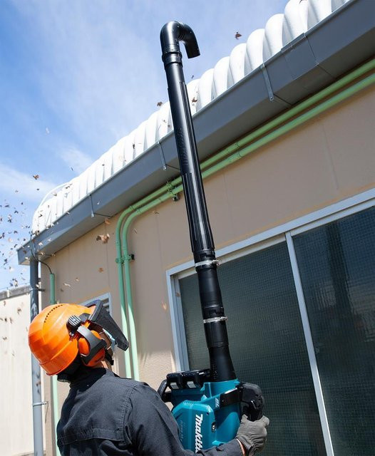 Makita Dachrinnen-Reinigungsset in Schwarz, Länge: 3,2 m - Bild 1