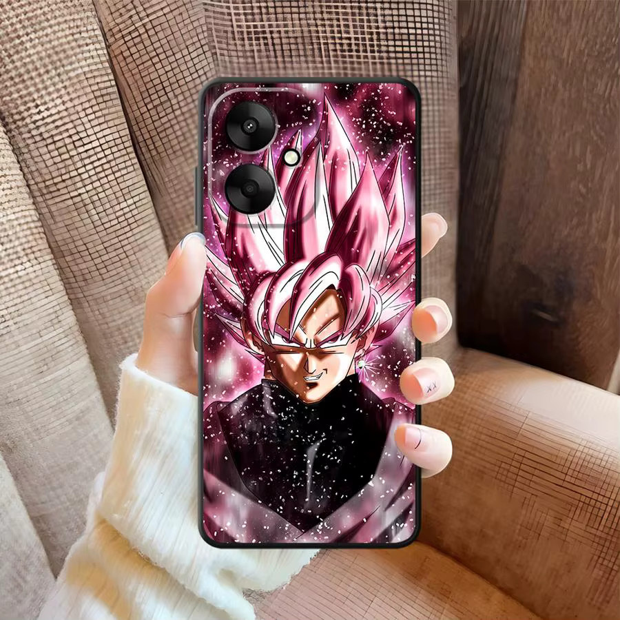 Dragon Ball Handyhülle mit Frieza und Son Goku in Schwarz für Xiaomi Redmi 14C, A1, A2 Plus, K80 Pro, A4, 13C, A5, 12C, 9, A3 - Bild 3
