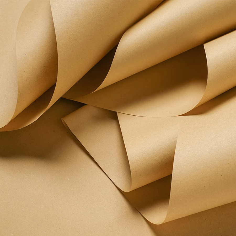 Braune Öko-Kraftpapierrolle als recycelbare Geschenkverpackung für Kunst und Handwerk - Bild 3