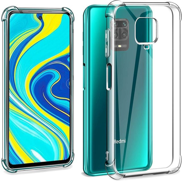 Stoßfeste transparente TPU-Schutzhülle mit Airbag-Funktion für Xiaomi Redmi Note 9, Redmi Note 9s und Redmi Note 9 Pro - Bild 1