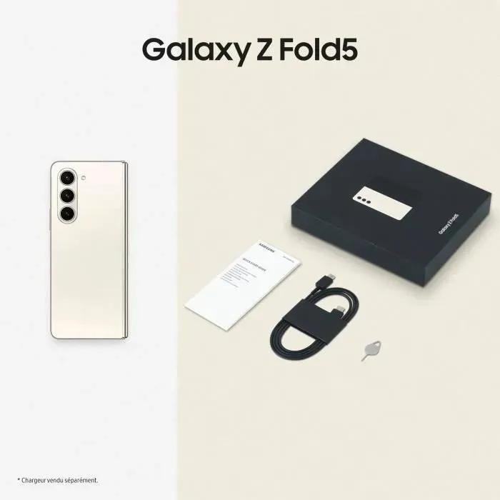 Samsung Galaxy Z Fold5 5G Dual-SIM faltbares Android-Smartphone mit 256 GB Speicher in Blau - Bild 3