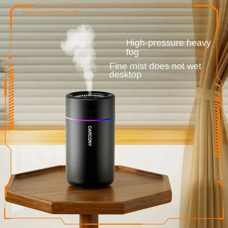 Binchi Lighting Appliances Aroma Diffuser mit farbiger Ambientebeleuchtung und Nebelfunktion, Schwarz, 280 ml - Bild 2