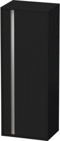 Duravit Ketho Hochschrank Eiche Schwarz Matt, B: 50 cm, T: 36 cm, H: 132 cm - Bild 1