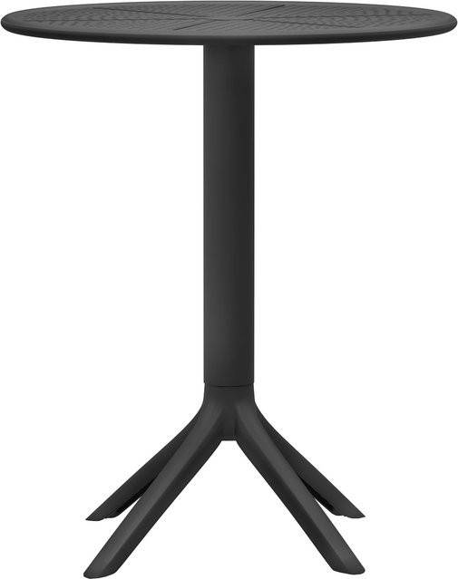 Runder Gartentisch Lacota von CLP aus Polypropylen, Durchmesser: 60 cm, UV-beständig und wetterfest - Bild 1