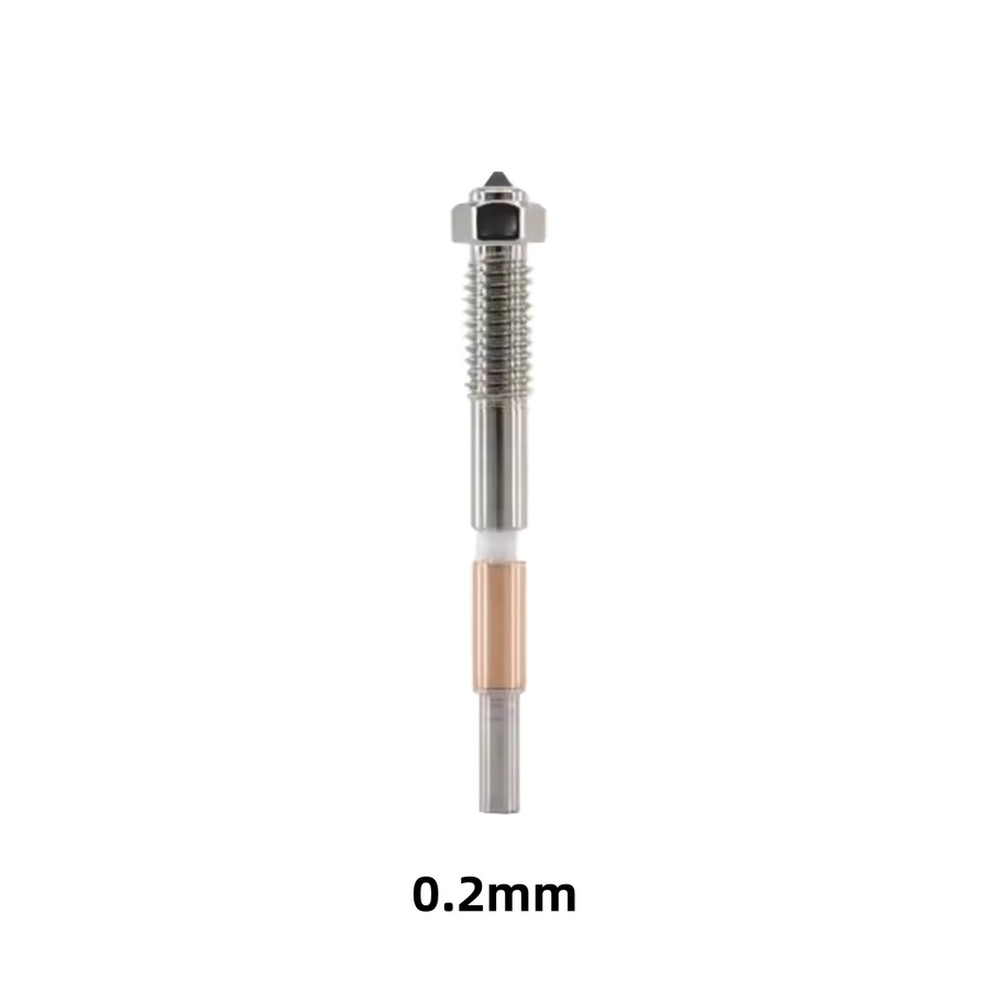 QIDI Bimetall-Schnellwechsel-Hotend für QIDI Q2 und Q2 Combo 3D-Drucker in Silber mit Düsenoptionen 0,2 mm, 0,4 mm, 0,6 mm und 0,8 mm - Bild 2