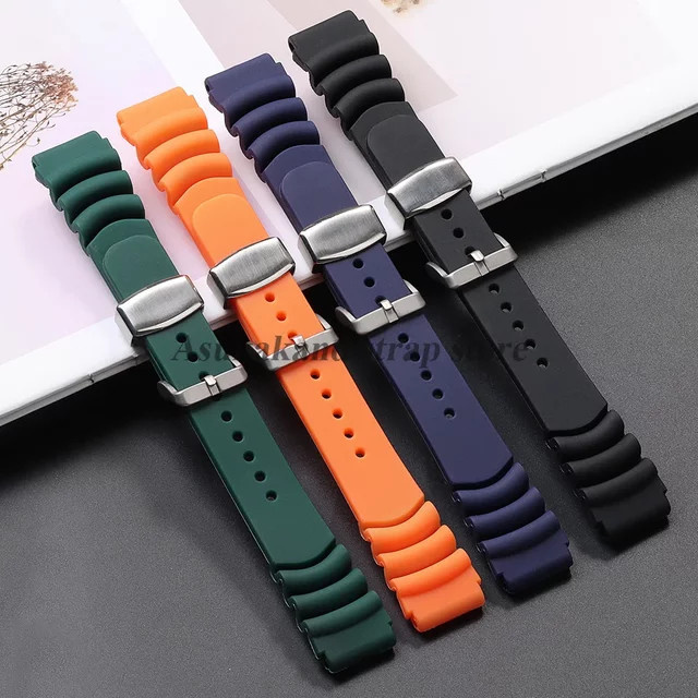 Uhrenarmband Silikon, Herren, 20 mm, 22 mm - Bild 1