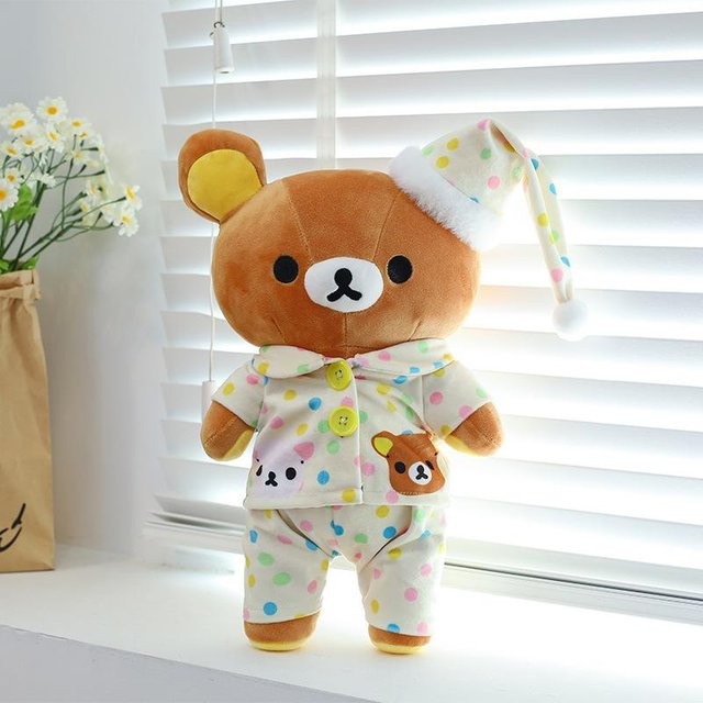 Fashnics Rilakkuma Pyjama Plüschtier Puppe 35cm - Bild 1
