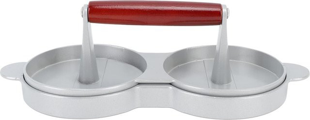 CosyHome Burger Presse Patty Maker aus Aluminiumguss in Grau für runde Hamburger - Bild 1