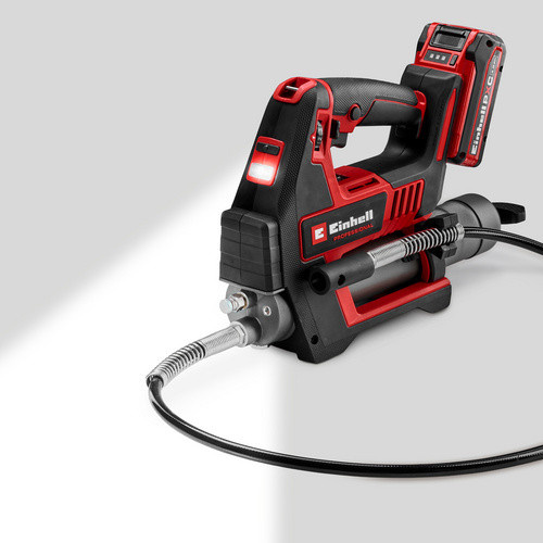 Einhell Professional Akku-Fettpresse TP-GR 18/690 Li Solo in Schwarz-Rot - Bild 3