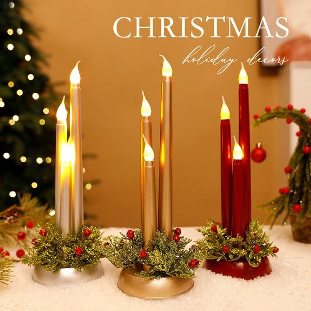 Lyfs LED Simulation Kerze für Weihnachten, lichtempfindlich, warmweiß - Bild 1