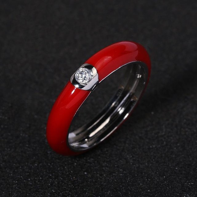 Yiran pet products Ring, Messing, Gold, Zirkonia, Damen, Blumenring - Bild 1