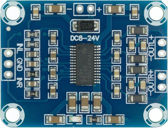 AITEXM ROBOT TPA3110 Digital Audio Stereo Verstärker Board Modul Mini Binaural AMP Controller in Blau - Bild 1