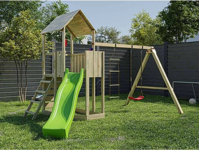 Prestige Garden Spielturm Big Monkey, Holz, Bunt / Mehrfarbig - Bild 1