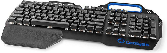 Nedis GKBD400BKUS Mechanische Gaming Tastatur in Schwarz - Bild 1