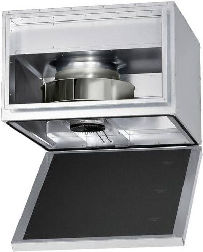 Helios Radiallüfter 8177 Ventilatoren 230V silber in Stahloptik mit 4200 m³/h Luftleistung - Bild 1