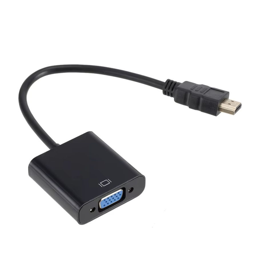 VORTNGLE HDMI zu VGA Adapter Konverter für Full HD 1080P, kompatibel mit PC, Laptop, PS4 und TV-Box zu Projektor oder Display - Bild 4