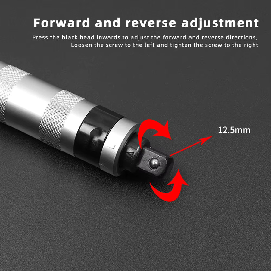 Aleekit Manueller Schlagschrauber Reversibler Schraubenentferner Spanner in Silber - Bild 5
