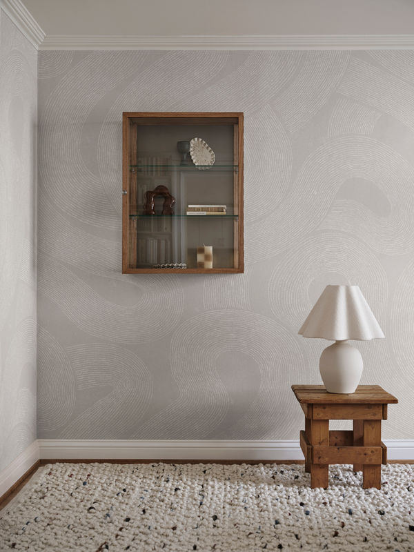 Sandberg Mural Zen Tapete Vlies in Grau minimalistisches Design - Bild 3