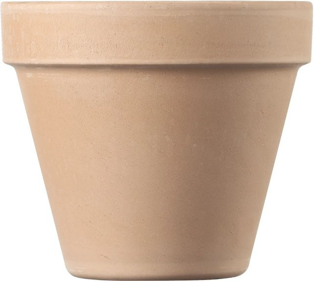 Deroma Pflanztopf Vaso Standard White Garden in Terrakotta, Durchmesser: 23 cm, Höhe: 20 cm - Bild 1
