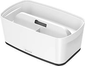 Leitz MyBox Ablagebox für DIN A5 Utensilien, weiß/schwarz - Bild 1