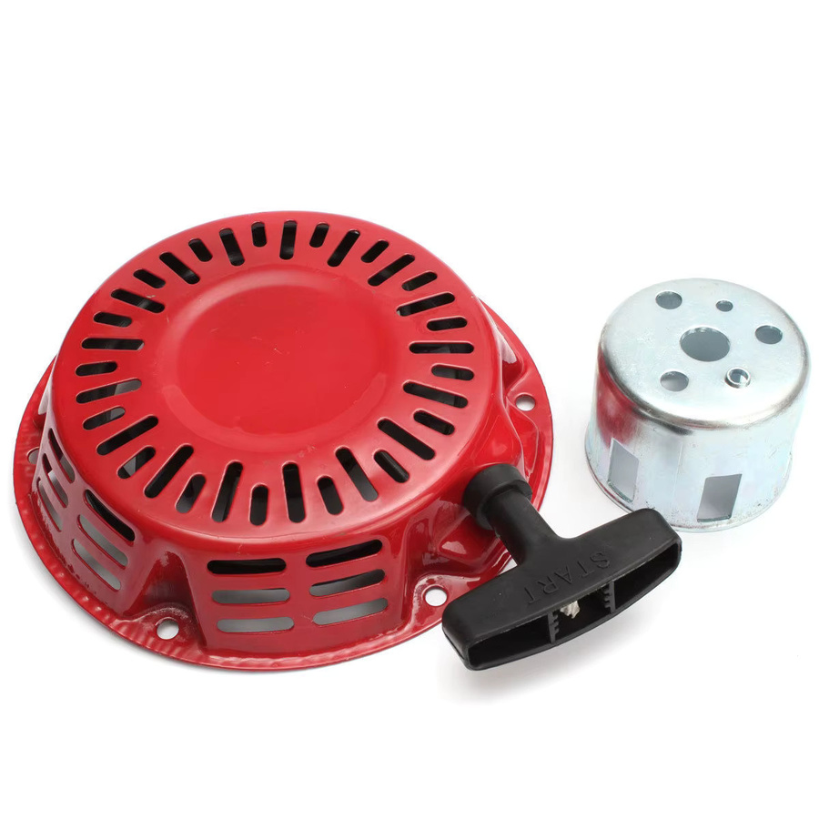 Honda Garten Start Recoil Montage Kit für GX120 GX160 und GX200 Motoren, Metall Pull Starter Set in Rot - Bild 2