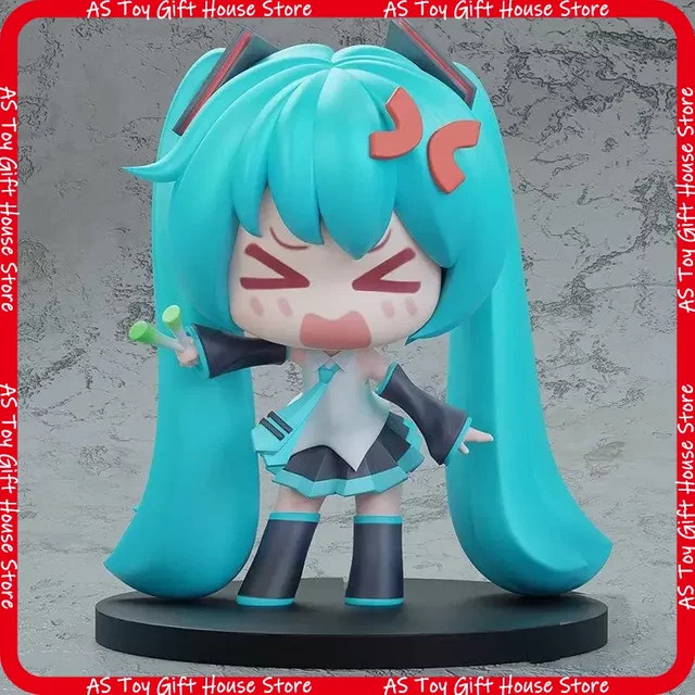 Bandai Hatsune Miku Anime-Figur, Q-Version GK-Statue, Grün, Kunststoff - Bild 1