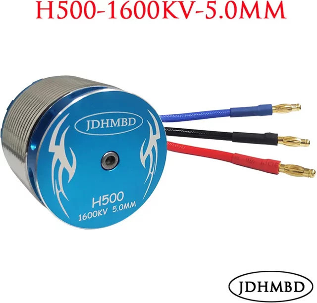 JDHMBD RC Hubschrauber Bürstenloser Motor 500 PRO/X/L-1600KV, Zubehör, Metall, Blau - Bild 1