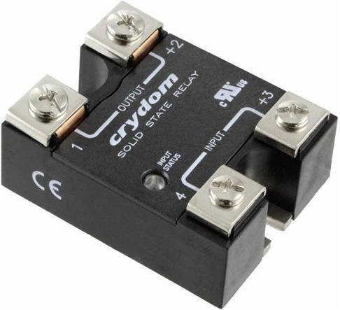 Crydom Halbleiterrelais DC100D10 Schwarz für Panelmontage - Bild 1