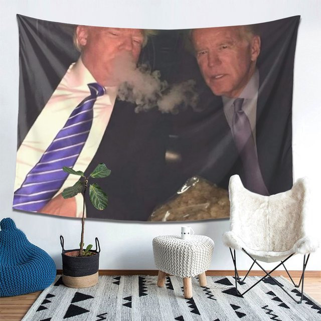 VIKAMA Wandteppich mit lustigem Charakter in Multicolour, weiche Textil-Wanddekoration für Wohnzimmer, Schlafzimmer oder Spielzimmer, B/H: 60 x 40 cm - Bild 1