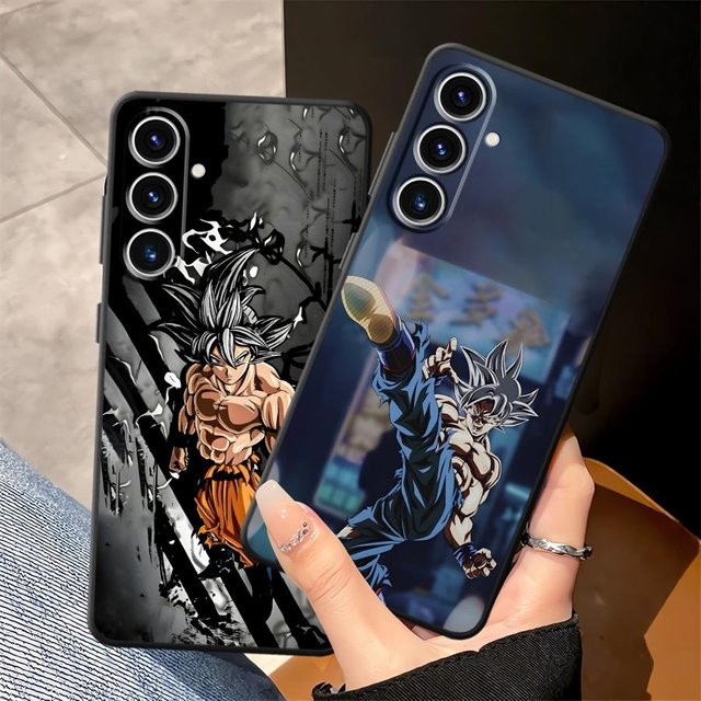 Dragon Ball Anime Goku Handyhülle für Samsung Galaxy A-Serie in Schwarz - Bild 1
