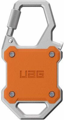 Urban Armor Gear Monarch AirTag Schutzhülle in Orange und Silber - Bild 1