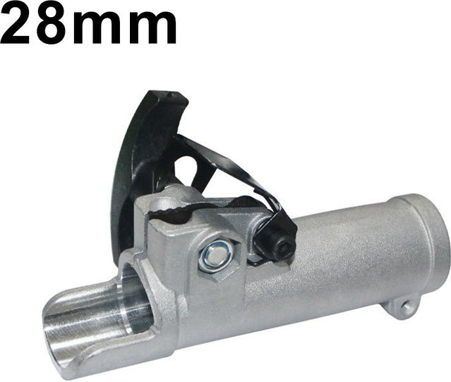VIBRATITE Metall-Verlängerungsstangenverbinder in Silber für Heckenschere und Freischneider passend für Wellendurchmesser 26 mm und 28 mm - Bild 1