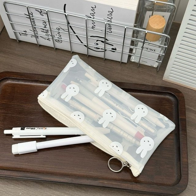 Miffy Stiftetui aus transparentem PVC mit Cartoon-Print als wasserdichte Schreibwarenetui - Bild 1