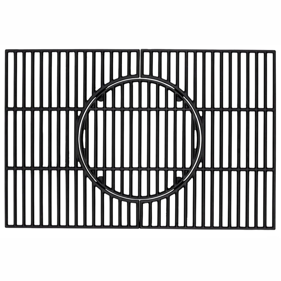 tepro Universal Guss Grillrost Set mit Rost in Rost System, Schwarz - Bild 2