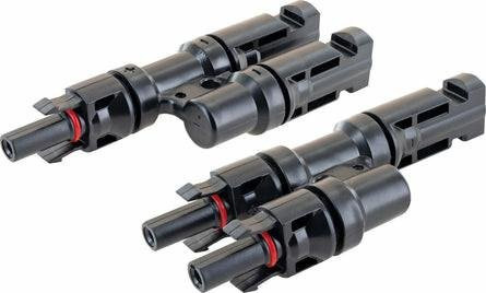 Schwaiger Solarstecker 2in1 Adapter Set in Schwarz - Bild 1