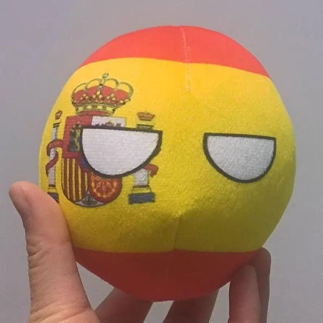 Polandball Plüschkissen, Bangladesch Irland England Schottland Puerto Rico Serbien Wales Nepal Countryball, 10cm - Bild 1