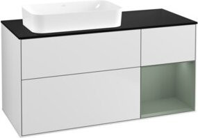 V&B Waschtischunterschrank Finion in Weiß lackiert, B/T: 120 x 60 cm - Bild 1