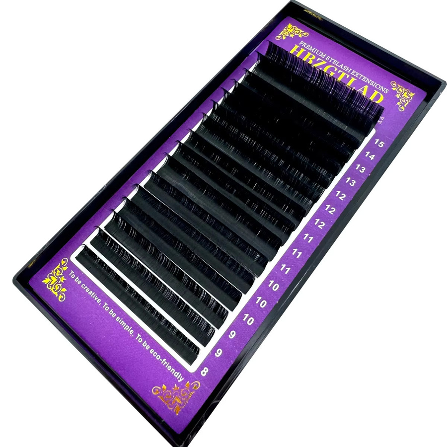 AMSDCN Wimpernverlängerungen Kaschmir, 16 Reihen, 8–15 mm, Unisex - Bild 2