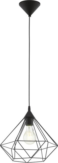 Eglo Pendelleuchte Tarbes Schwarz modern E27 Durchmesser: 32,5 cm - Bild 1
