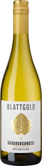 Blattgold Grauburgunder Weißwein, 2025, Rheinhessen, trocken, 0,75 l - Bild 1