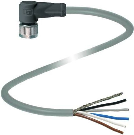Pepperl+Fuchs 253356 Sensor-Aktor-Steckverbinder konfektioniert, grau, Länge: 2 m, 5 Polzahl - Bild 1