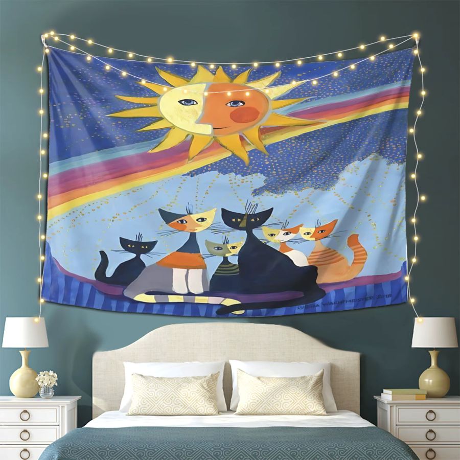 VIKAMA Wandteppich Rosina Wachtmeister Thanksgiving Wanddekoration für Wohnzimmer und Schlafzimmer - Bild 2