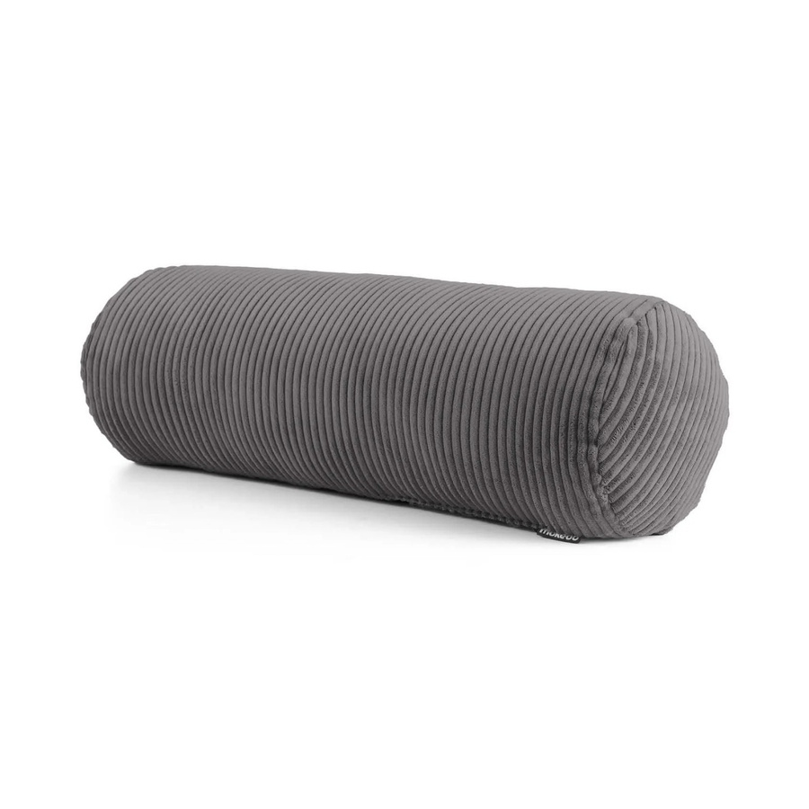 mokebo XXL Nackrolle mit Cordbezug in Anthrazit als Powernap Kissenrolle oder Sofakissen - Bild 2