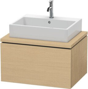 Duravit Waschtischunterschrank L-Cube in Ei Natur mit 1 Auszug, B/T/H: 72 x 40 x 54,7 cm, Beige - Bild 1