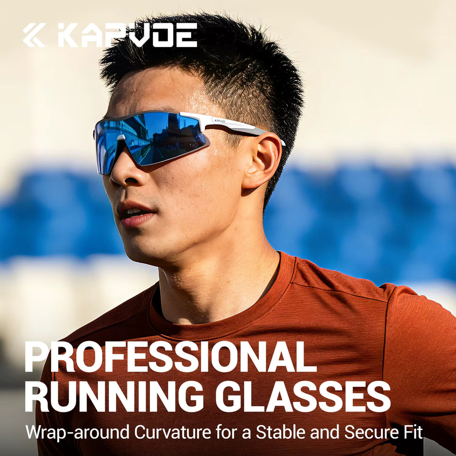 Kapvoe Laufsonnenbrille, Photochrome, Vollrand, Blue, Unisex - Bild 2