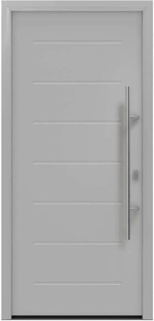 EcoStar Haustür Isopro IP 015 Weißaluminium, B: 110 cm, H: 210 cm, DIN Rechtsausführung - Bild 1