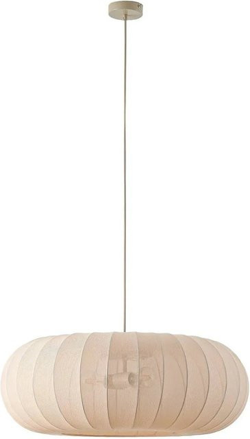 Lindby Pendelleuchte Helin 3-flammig in Creme aus Textil Skandinavisch Design für Wohnzimmer Esszimmer und Schlafzimmer mit E27 Fassung dimmbar - Bild 1