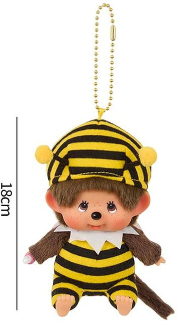 Linyi toy Schlüsselanhänger Monchhichi, beige, Unisex - Bild 1