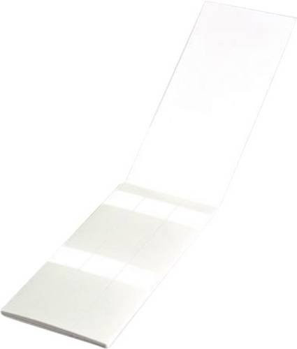 HellermannTyton Helasign Kabel-Etiketten HSMB-C1-1402-WH, Farbe Beschriftungsfeld: Weiß, 240 Stück, B/H: 1,27 x 1,27 cm - Bild 1