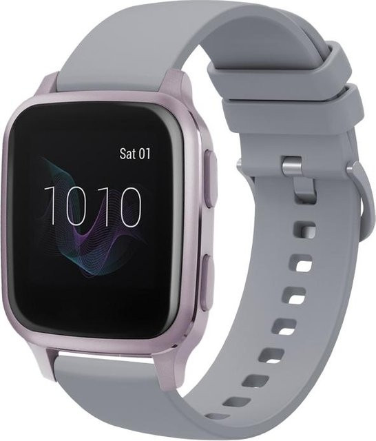 Uhrenarmband Silikon, 20 mm, dunkelgrau, Unisex - Bild 1